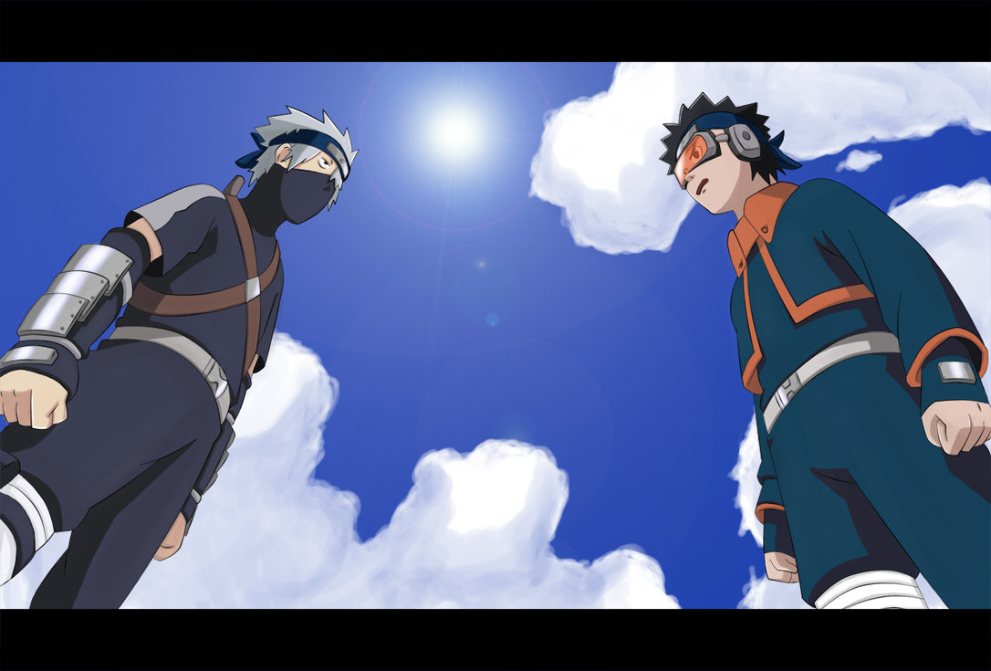 Obito_and_Kakashi_by_Raidenss